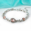 ILOVELIFE Women's Fine Fashion Ocean Heart Crystal Rhinestone Bracelet Jewelry - Divine Inspiration Styles