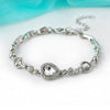 ILOVELIFE Women's Fine Fashion Ocean Heart Crystal Rhinestone Bracelet Jewelry - Divine Inspiration Styles