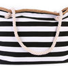 CFIT Women's Fashion Stylish Luxury Vacation Designer Stripes Beach Tote Bag - Divine Inspiration Styles