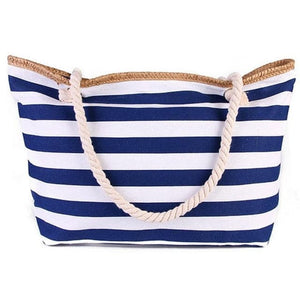 CFIT Women's Fashion Stylish Luxury Vacation Designer Stripes Beach Tote Bag - Divine Inspiration Styles