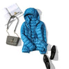 GODLIKE Women's Pure Color Trendy Autumn Winter Spring Fashion Ultralight Parka Jacket - Divine Inspiration Styles