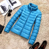 GODLIKE Women's Pure Color Trendy Autumn Winter Spring Fashion Ultralight Parka Jacket - Divine Inspiration Styles