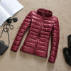 GODLIKE Women's Pure Color Trendy Autumn Winter Spring Fashion Ultralight Parka Jacket - Divine Inspiration Styles