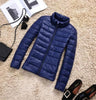 GODLIKE Women's Pure Color Trendy Autumn Winter Spring Fashion Ultralight Parka Jacket - Divine Inspiration Styles
