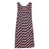 ICELEN Women's Fun Fashion Trendy Summer Sleeveless Stripes Dress - Divine Inspiration Styles