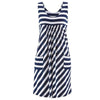 ICELEN Women's Fun Fashion Trendy Summer Sleeveless Stripes Dress - Divine Inspiration Styles