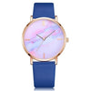 LVPAI Women's Fashion Elegant Style Premium Quality Marble Dial Dress Quartz Watch - Divine Inspiration Styles