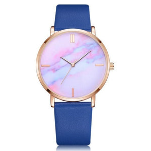 LVPAI Women's Fashion Elegant Style Premium Quality Marble Dial Dress Quartz Watch - Divine Inspiration Styles