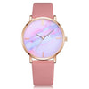 LVPAI Women's Fashion Elegant Style Premium Quality Marble Dial Dress Quartz Watch - Divine Inspiration Styles