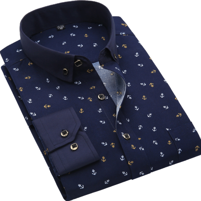 DAVY Men's Fashion Premium Quality Stylish Design Long Sleeves Dress Shirt - Divine Inspiration Styles