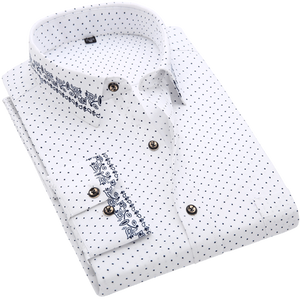 DAVY Men's Fashion Premium Quality Stylish Design Long Sleeves Dress Shirt - Divine Inspiration Styles