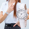 TPW Women's Fashion Elegant Style Premium Quality Simple Design Genuine Leather Watch - Divine Inspiration Styles