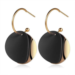 X&P Women's Fine Fashion Elegant Style Heart Shape Geometric Drop Earrings - Divine Inspiration Styles