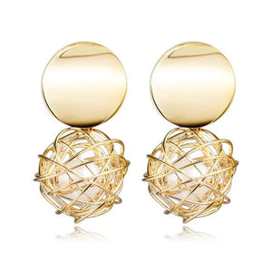 X&P Women's Fine Fashion Elegant Style Heart Shape Geometric Drop Earrings - Divine Inspiration Styles
