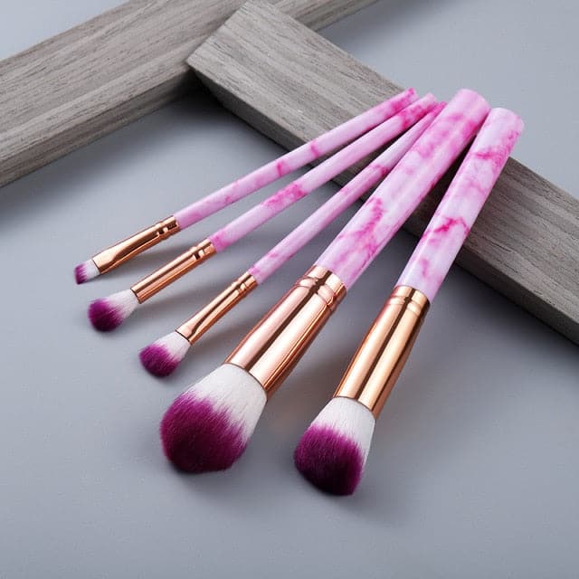FLD Designer Fashion 5/10PCS Professional MakeUp & Cosmetic Brush Set - Divine Inspiration Styles