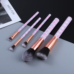 FLD Designer Fashion 5/10PCS Professional MakeUp & Cosmetic Brush Set - Divine Inspiration Styles