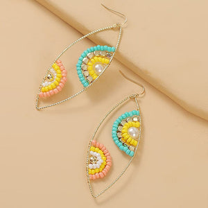 LDP Women's Fashion Statement Design Bohemian Style Beaded Earrings - Divine Inspiration Styles