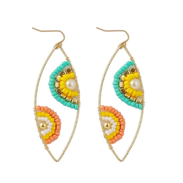 LDP Women's Fashion Statement Design Bohemian Style Beaded Earrings - Divine Inspiration Styles