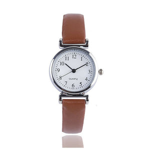 ILOVELIFE Women's Fine Fashion Genuine Leather Classic Round Dial Watch - Divine Inspiration Styles