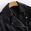 LAUTARO Women's Fashion Premium Quality Black Leather Belted Jacket - Divine Inspiration Styles