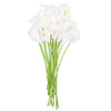 YGS Design Collection 10PCS High Quality Calla Lily Silk Flowers for Decorations - Divine Inspiration Styles