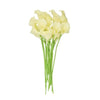 YGS Design Collection 10PCS High Quality Calla Lily Silk Flowers for Decorations - Divine Inspiration Styles