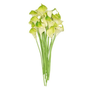YGS Design Collection 10PCS High Quality Calla Lily Silk Flowers for Decorations - Divine Inspiration Styles