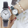 ILOVELIFE Women's Fine Fashion Genuine Leather Classic Round Dial Watch - Divine Inspiration Styles