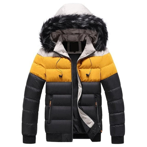 AMANI Design Men's Sports Fashion Premium Quality Thick Parka Hooded Winter Jacket - Divine Inspiration Styles