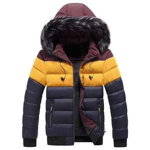 AMANI Design Men's Sports Fashion Premium Quality Thick Parka Hooded Winter Jacket - Divine Inspiration Styles