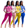 LEONA Women's Fine Fashion 2-PCS Fun Spring Autumn Winter Jogger Set - Divine Inspiration Styles