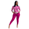 LEONA Women's Fine Fashion 2-PCS Fun Spring Autumn Winter Jogger Set - Divine Inspiration Styles