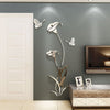 LILY Flower Design Home Decoration 3D Acrylic Wall Sticker for Home Decor - Divine Inspiration Styles