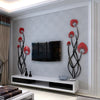 GEM Flower Design Home Decoration 3D Acrylic Wall Sticker for Home Decor - Divine Inspiration Styles