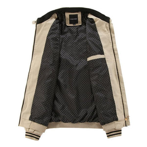 MAIYI Design Men's Fashion Premium Quality Classic Stripes Cotton Coat Jacket - Divine Inspiration Styles