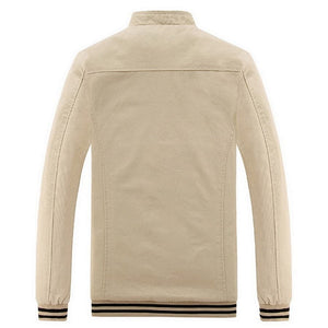 MAIYI Design Men's Fashion Premium Quality Classic Stripes Cotton Coat Jacket - Divine Inspiration Styles