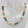 YIHA Women's Fashion 10mm Vibrant Beautiful Shell Pearl Necklace Jewelry - Divine Inspiration Styles