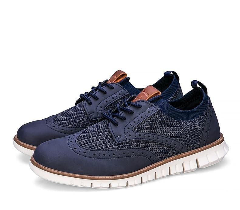 PUAMSS Men's Mesh Fabric Business Casual Dress Shoes  Divine Inspiration  Styles