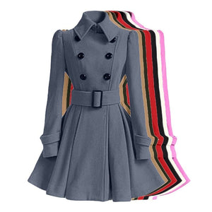 HEATHER Design Women's Fine Fashion Luxury Classic Style Designer Wool Coat Jacket - Divine Inspiration Styles