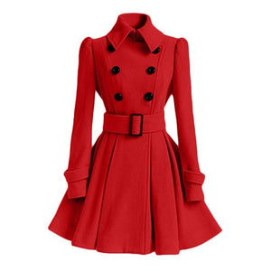 HEATHER Design Women's Fine Fashion Luxury Classic Style Designer Wool Coat Jacket - Divine Inspiration Styles