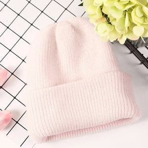 LORY Design Collection Women's Winter Plush Fur Knitted Cashmere Beanie Hat - Divine Inspiration Styles