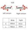LOVE Flower Design Home Decoration 3D Acrylic Wall Sticker for Home Decor - Divine Inspiration Styles