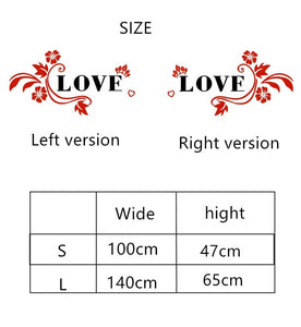 LOVE Flower Design Home Decoration 3D Acrylic Wall Sticker for Home Decor - Divine Inspiration Styles
