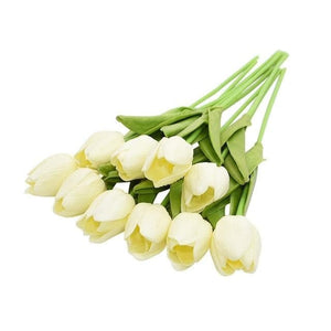 YGS Design Collection Silk Tulip Bouquet of Flowers for Decorations - Divine Inspiration Styles