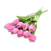 YGS Design Collection Silk Tulip Bouquet of Flowers for Decorations - Divine Inspiration Styles