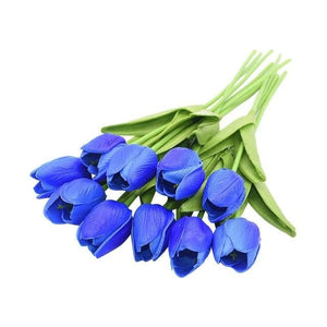 YGS Design Collection Silk Tulip Bouquet of Flowers for Decorations - Divine Inspiration Styles