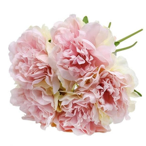 YGS Design Collection Peony Hydrangeas Silk Flowers for Decorations - Divine Inspiration Styles