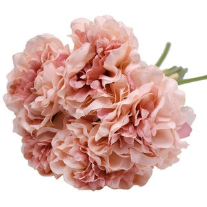 YGS Design Collection Peony Hydrangeas Silk Flowers for Decorations - Divine Inspiration Styles