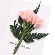 YGS Design Collection Silk Calla Lily Bouquet Flowers for Decorations - Divine Inspiration Styles