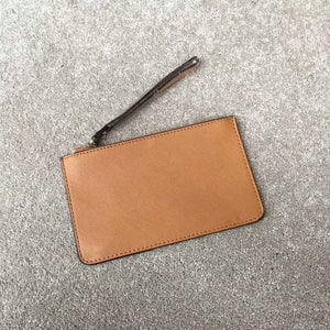 THIRTY-THREE-COLORS Women's Fashion Genuine Leather Coin Purse Wallet Bag - Divine Inspiration Styles